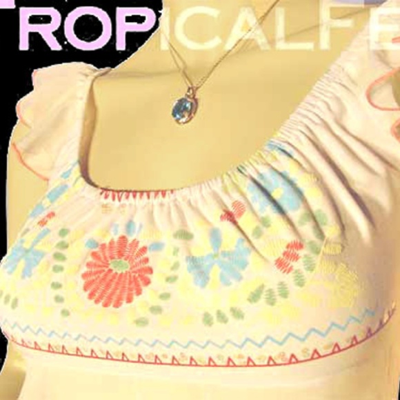 New Y2K Womens Asymmetrical Sheer Top S Made USA Fairycore Boho Fairy Princess - Picture 5 of 8